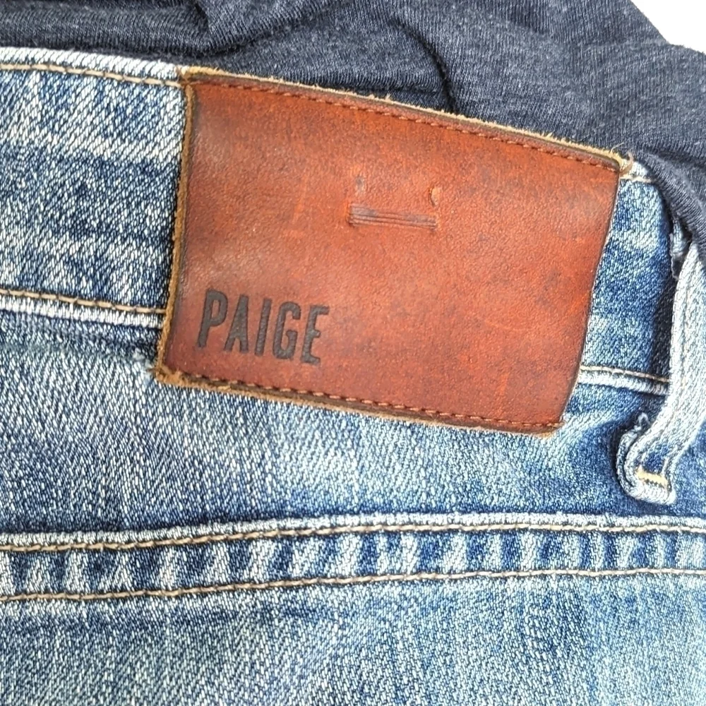 PAIGE Federal Slim Straight Jeans in Birch Blue Denim Men's Size 30 x 28